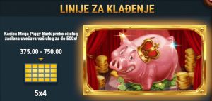 Piggy Bank Farm - linije za klađenje