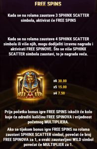 Tomb of Gold - free spins