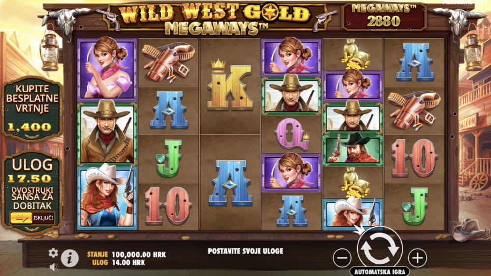 Wild West Gold Megaways demo