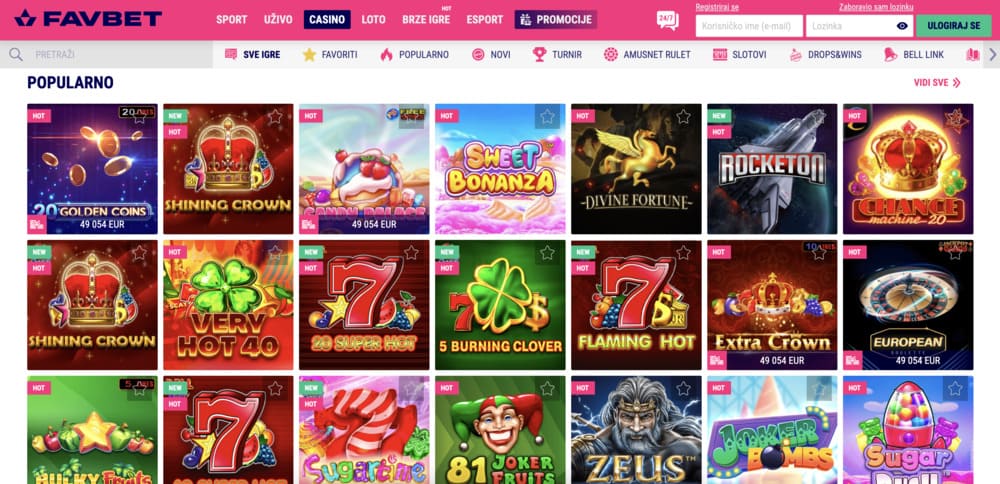 casino online Favbet