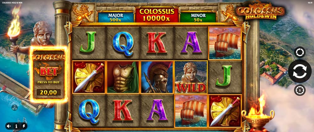 Colossus Hold & Win demo